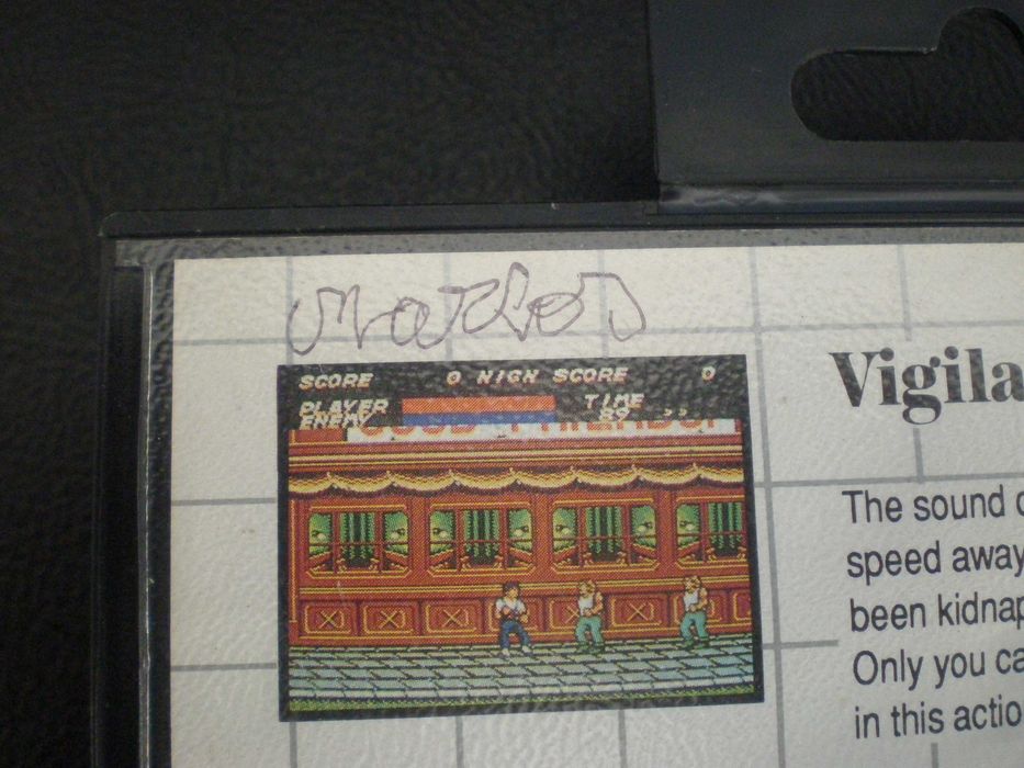 Sega Master System - Vigilante + World Games