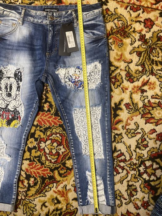 Джинсы AMN бойфренды