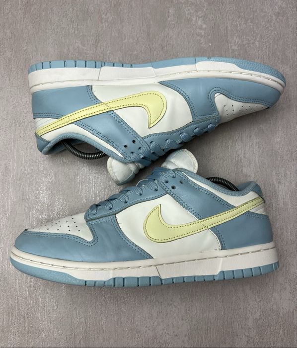Кросівки Nike Dunk Low Ocean Bliss Citron Tint Sail DD1503-123
