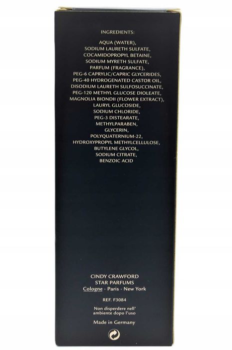 Cindy Crawford Classic 200ml s/g Żel Do Mycia Ciała Pod Prysznic OPIS !!