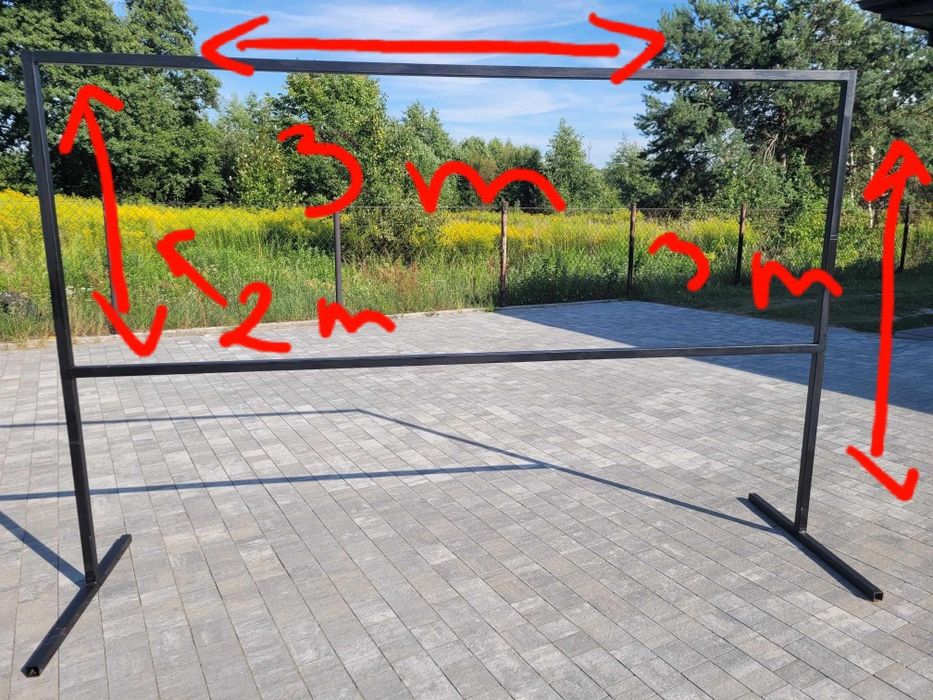 Konstrukcja do banerów reklamowych