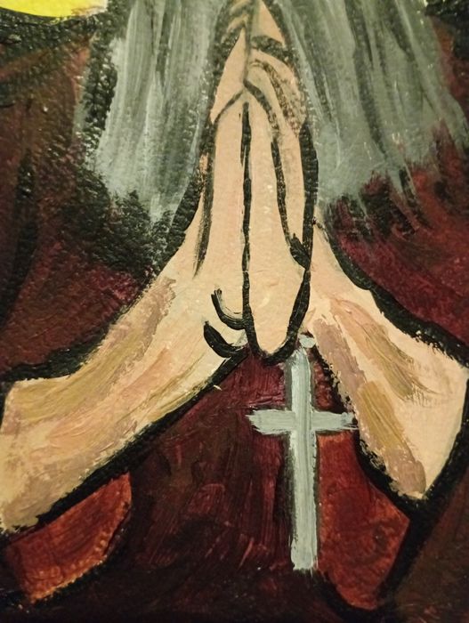 Obraz Święty Charbel. Akryl