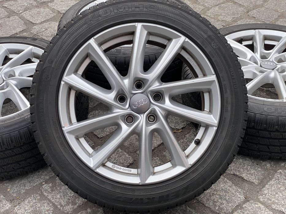 Audi A4 B8 B9 A3 Sline alufelgi z oponami 205/55 R17 koła 5x112