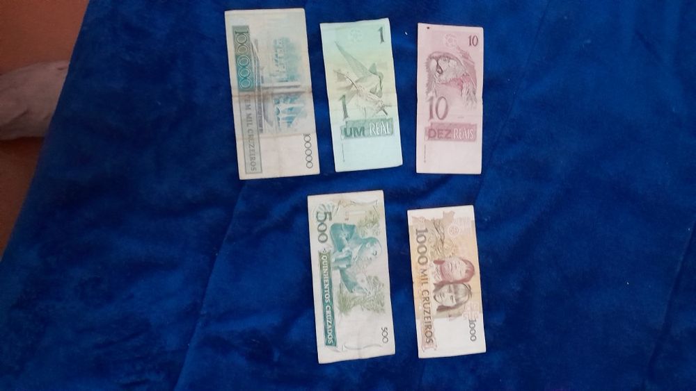 Notas do Brasil antigas
