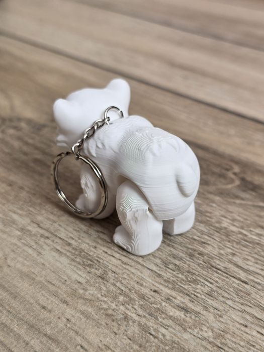 Breloczek Misia Polarnego 3d - Brelok Druk3d fidget Keychain mixGadzet