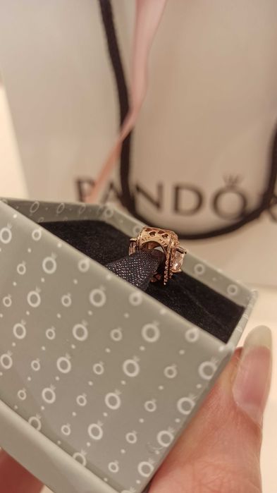 Charms Lśniące wypukłe serce Pandora NOWA ALE S925 kulka koralik