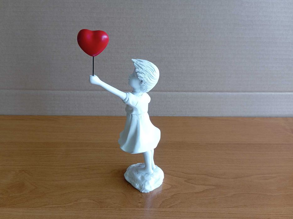 [NOWY] Figurka Banksy Dziewczynka z Balonikiem [Biały]