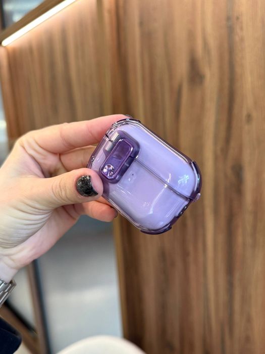 Чохол AirPods 1 2 3 4 Pro чехол прозорий з карабінами аірподс аирподс