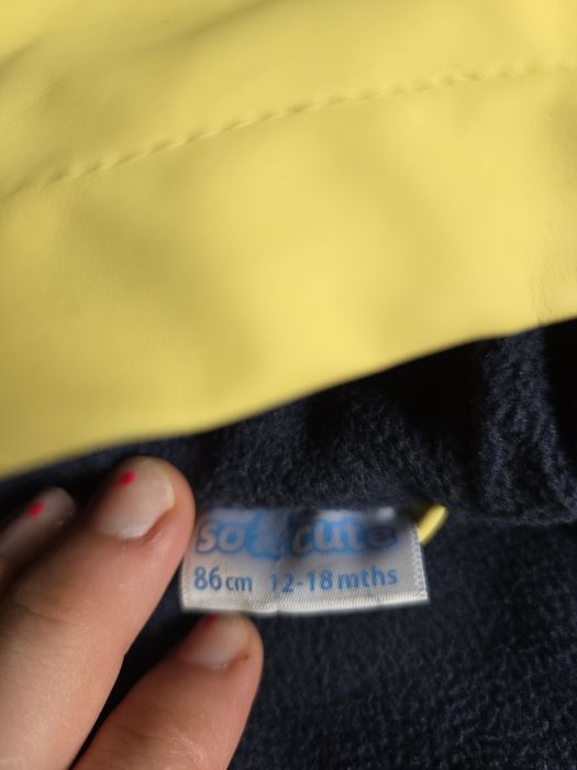 Żółty płaszczyk przeciwdeszczowy 12-18mscy, Pepco