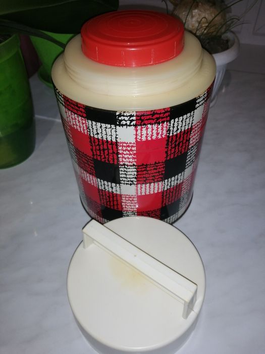 Термос для еды 2 литра СССР Пенопласт плотный теплоизолятор Колба стек