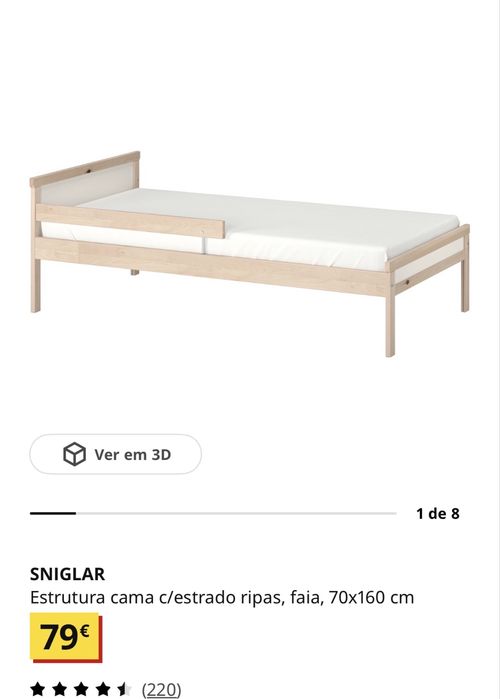 Cama de criança IKEA Sniglar