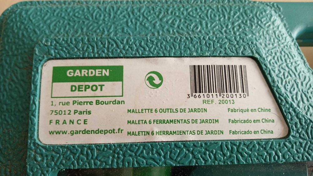 Kit jardinagem garden depot novo
