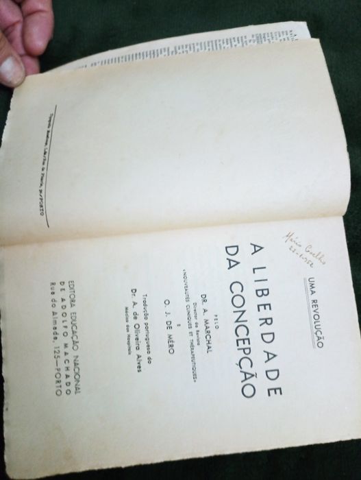A Liberdade da Concepção ,A. Marchal e O. J. de Méro - 1947