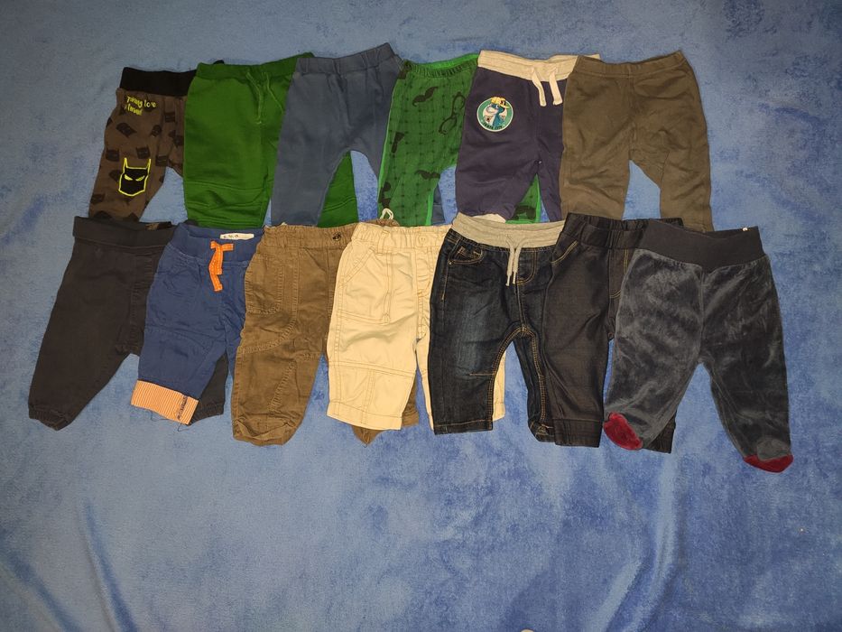 Paka ubrań dla chłopca rozmiar 68 (ok.90sztuk)