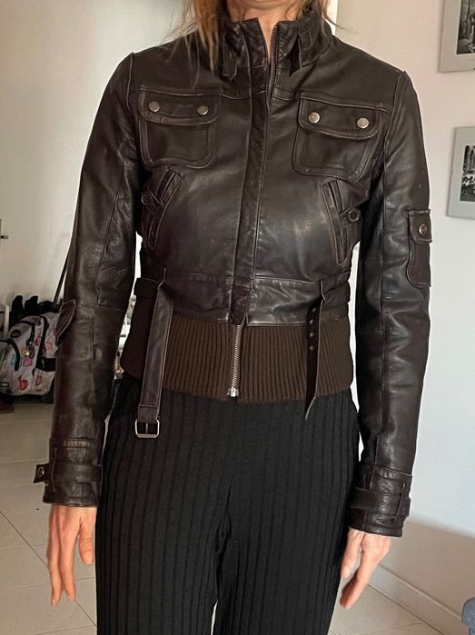 Casaco de pele Mango