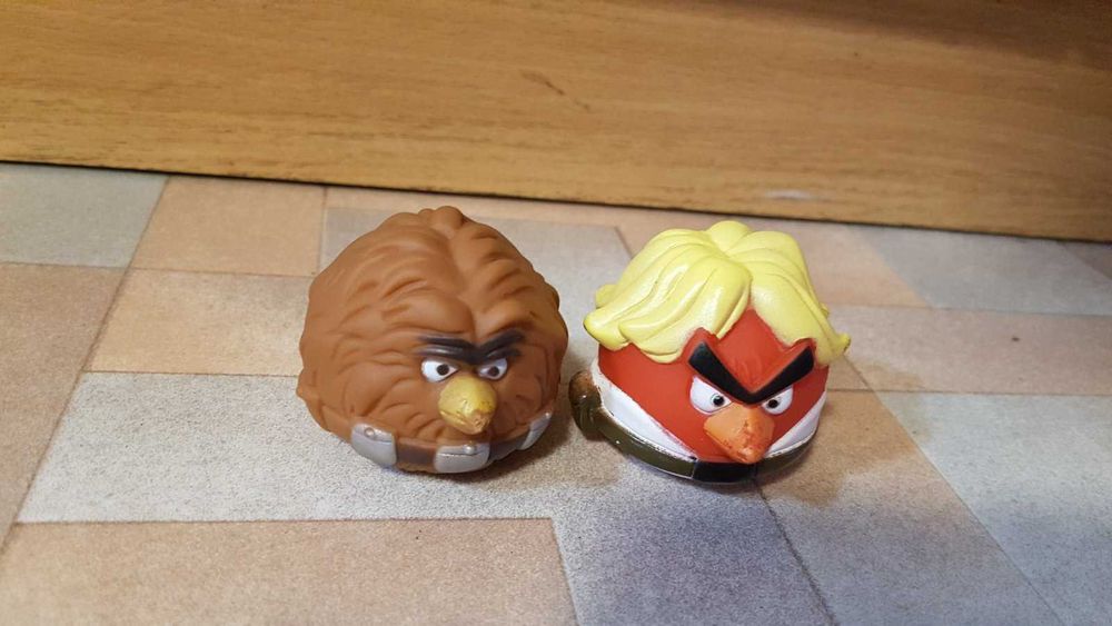 Маленькие резиновые игрушки птички Angry Birds с пищалками