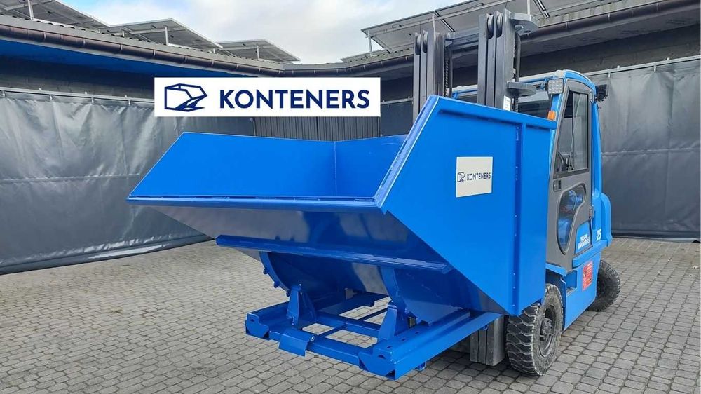 Kontener samowyładowczy Koleba 1,5m3 piasek/beton/gruz/drewno/ koliba