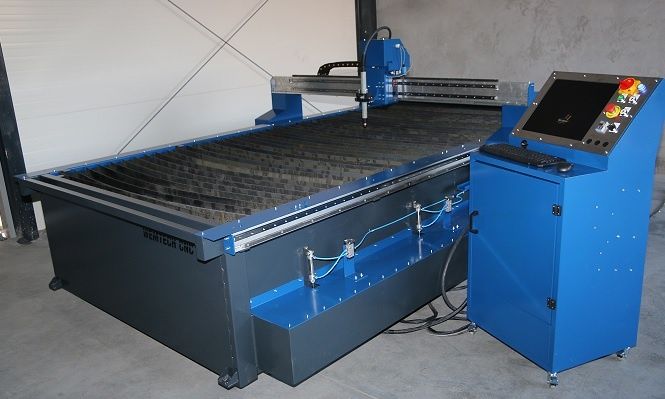 Ploter plazmowy przecinarka wypalarka plazma CNC z wentylacją servo