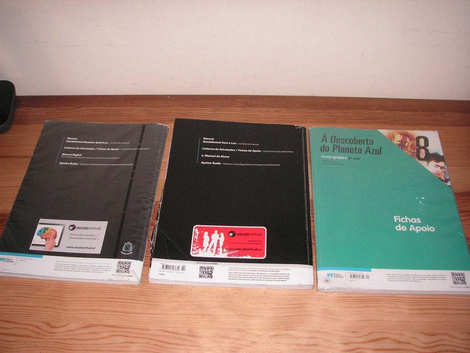 Manual Físico-Química 8º Ano, Caderno Atividades À Descob Planeta Azul