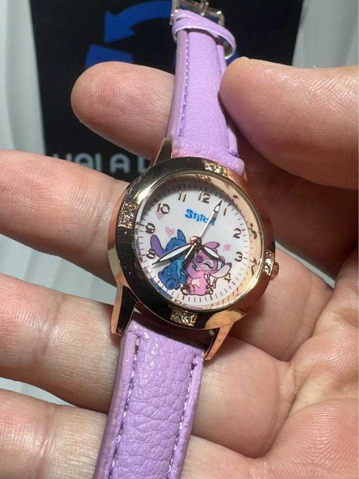 Relógio Stitch criança menina rapariga