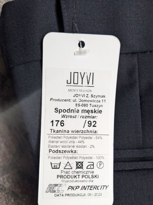 Spodnie PKP Intercity nowe