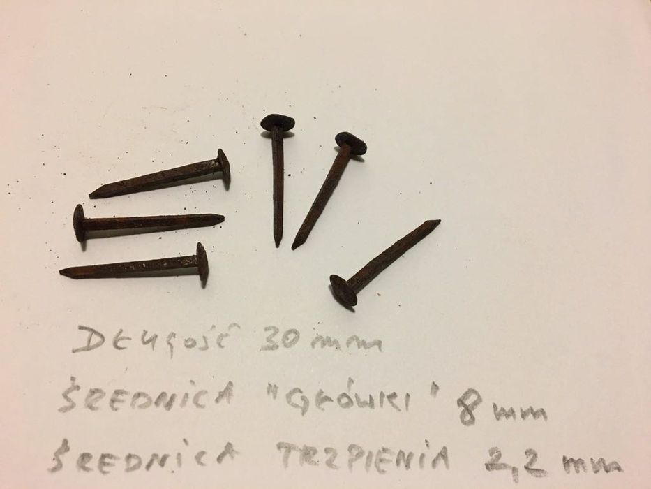 Gwoździe ozdobne stare Kute Kufry meble drzwi Konserwacja Hobby