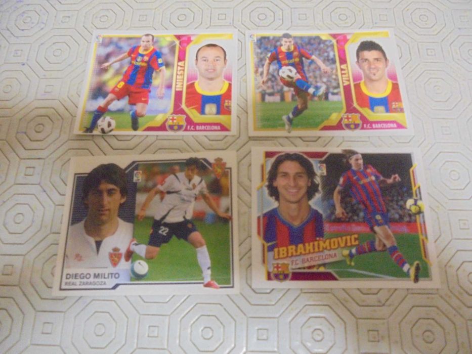 Cristiano Ronaldo Ibhaimovic Kaká Benzema Neymar cromos da La Liga