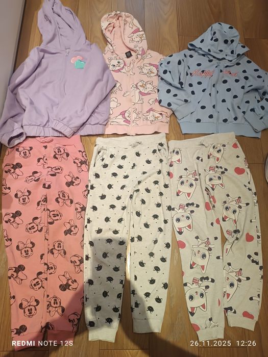 MEGA Paka ubranek dla dziewczynki 122/128