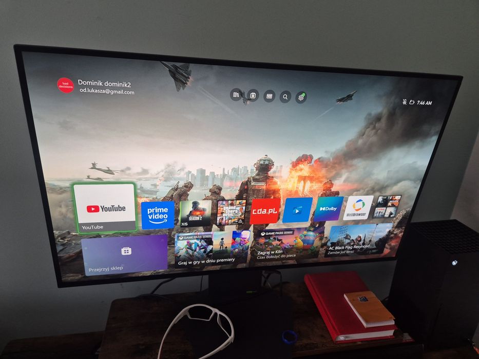 Xbox series X 4k 120fps lgMonitor LG UltraGear OLED 32GS95UV-B