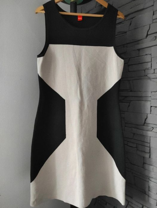 Hugo Boss __ dzianinowa sukienka 100% bawełna