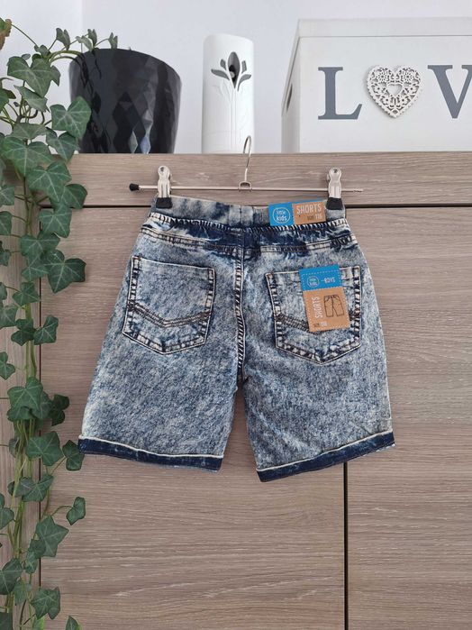 Nowe spodenki jeansowe 116 cm