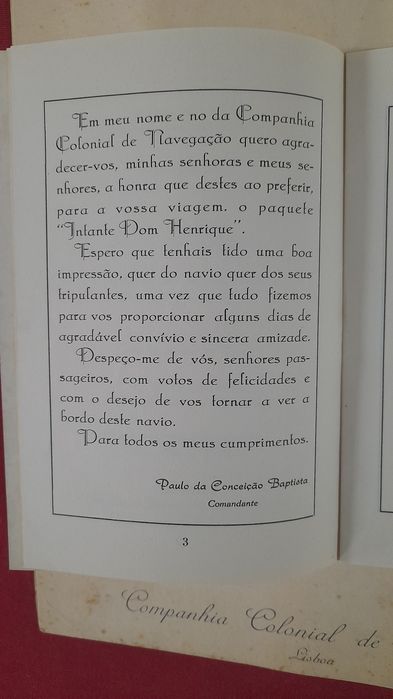 Paquete Infante Dom Henrique (Ementa)