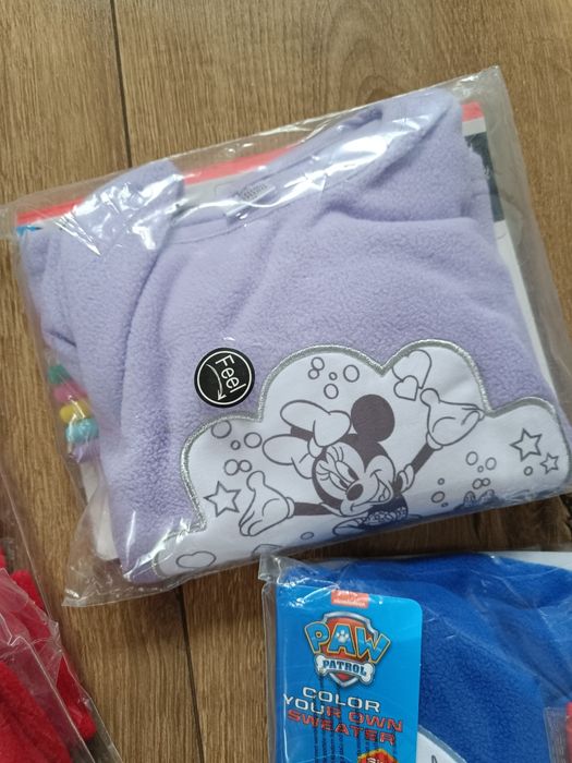 Bluzy do malowania kreatywne 4szt