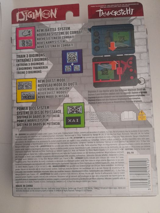Digimon X Tamagotchi - Digimon Virtual Pet - NOVO