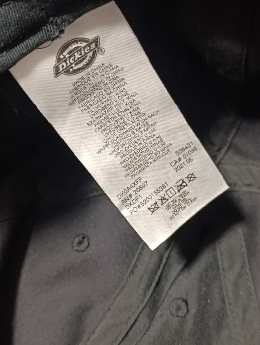 Панама Dickies Bettles bucket hat in black кепка