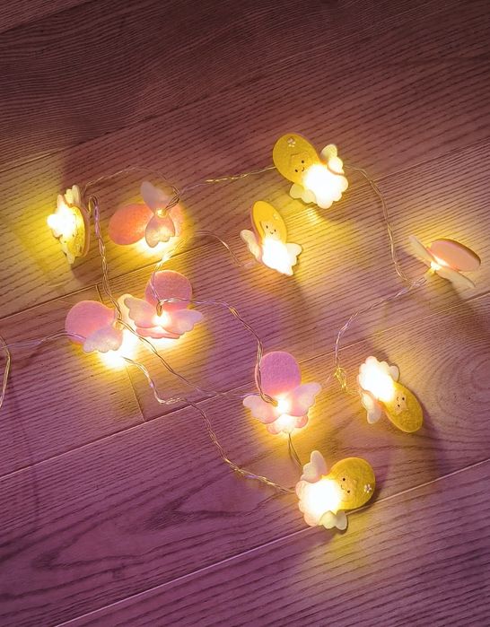 Lampki na baterie aniołki
