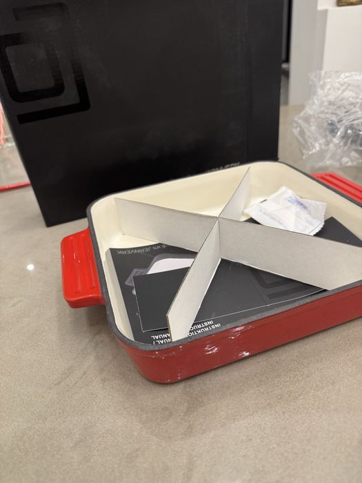 Orrefors Jernverk naczynie żaroodporne pólmisek nowe