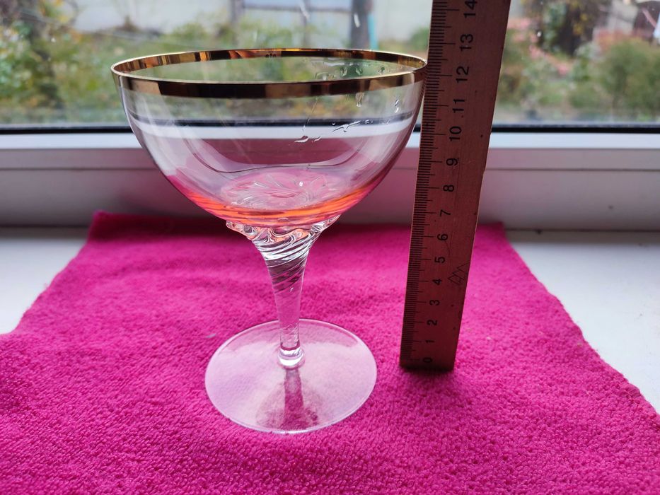 Фужеры Богемия  Чехословакия Винтаж.