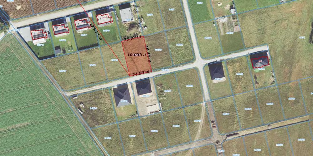 Działka budowlana 1000m2 Perzów Cicha Okolica