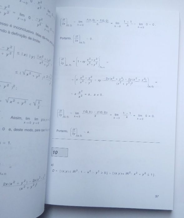 Matemática: Exercícios de Cálculo Diferencial em IRn
