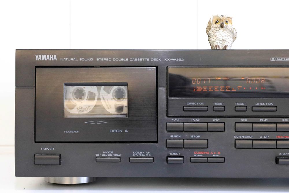 Yamaha KX-W392 Duplo Tape Deck Cassetes autoreverse