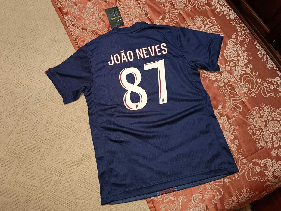 Camisola Criança JOÃO NEVES Equipamento Paris PSG | Novo