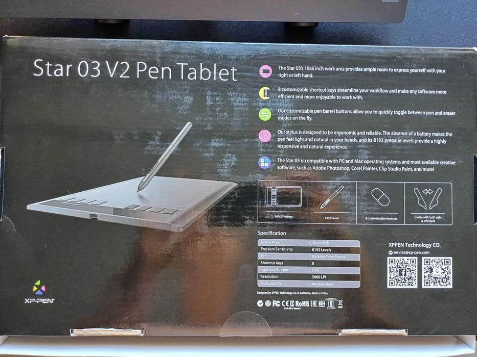 Tablet graficzny XP-PEN Star 03 V2