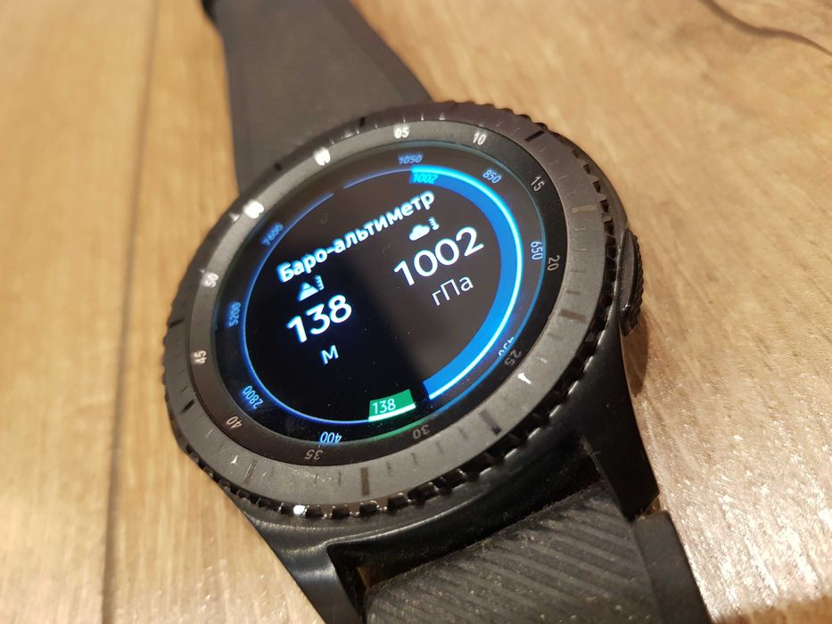 Смарт-часы Samsung Gear S3 Frontier SM-R760, Оригинал, черн/титан мат
