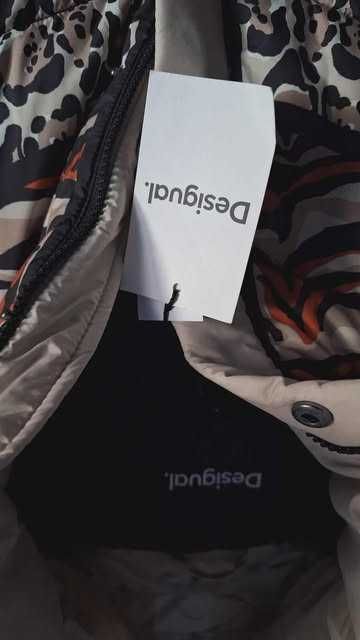 Desigual kurtka z kapturem mega ciepła L