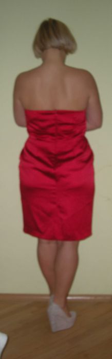 червона сукня бюстьє нарядна 48-50 розмір як нова