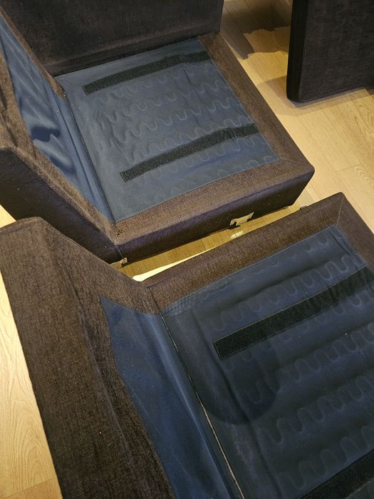 Sofá 3 lugares castanho