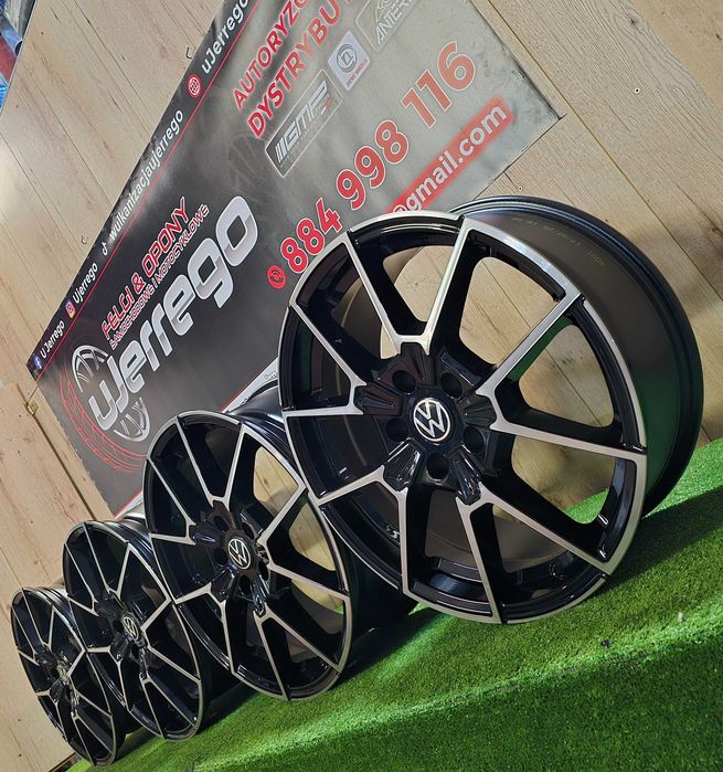 NOWE ALUFELGI VOLKSWAGEN - 17x5x100 - Golf, Fox, T-Cross, Taigo, Polo