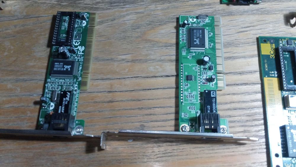 Karty sieciowe PCI  8szt 3com/tplink 10/100/1000