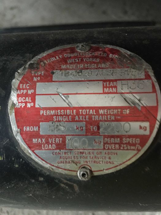 Dyszel łamany do przyczepy, przyczepki mocny, solidny marki Bradley